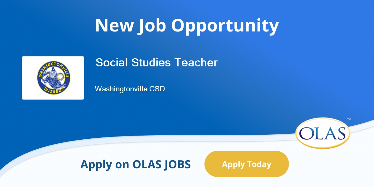 Social Studies Teacher Opening In Washingtonville CSD Social studies teacher opening in washingtonville csd